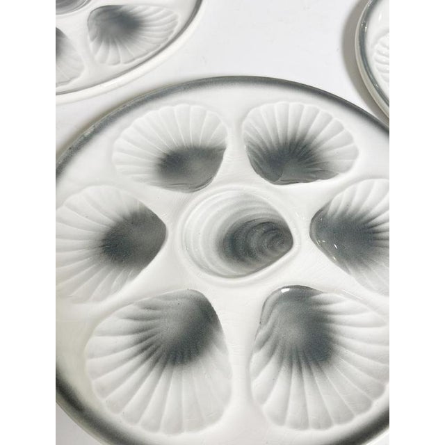 Oyster Plates in Ceramic, France, 1970s, Set of 6 For Sale - Image 10 of 18