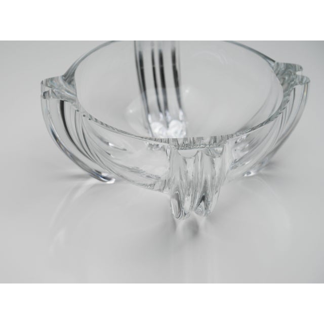 1970s Alfredo Barbini for Oggetti Mod. 73 Clear Blown Glass Bowl, circa 1970 For Sale - Image 5 of 10