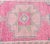 1960s Vintage Pink Geometric Turkish Hand-Knotted Runner For Sale - Image 5 of 9