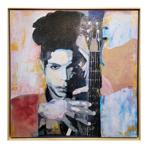 Sonia Gold - 1980s Portrait of Prince - Oil Painting