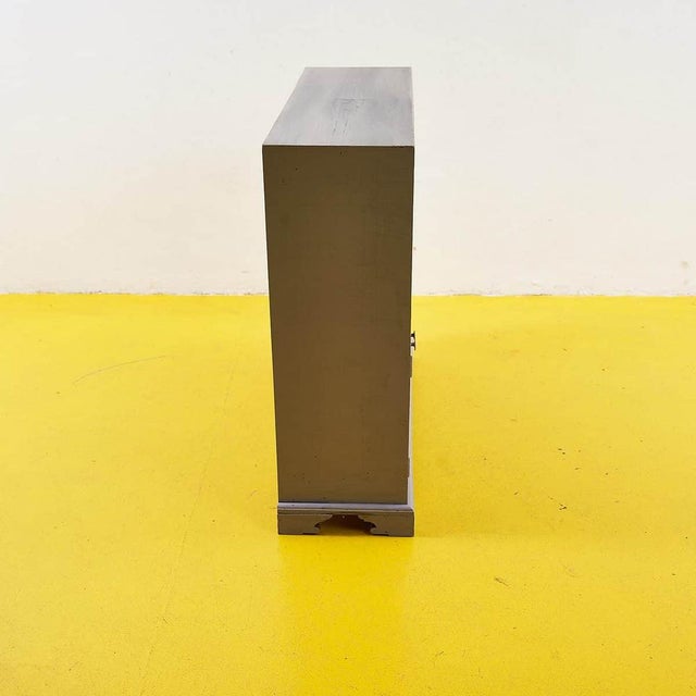 Vintage Dove Gray Wood Credenza For Sale - Image 6 of 10