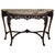 Early 20th Century French Regency Carved Walnut Console Table with Polychrome details and marble top For Sale - Image 10 of 18