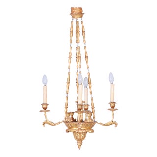 Empire Gilded Chandelier, Austria, 1920s For Sale