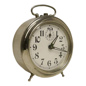 1927 French Winding Alarm Clock Called Modic by Jaz