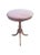 Mid-Century Mahogany Pedestal Tripod Drum Side Table With Paw Feet For Sale In Washington DC - Image 6 of 8