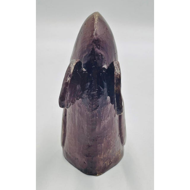 Jesús Tellosa Signed Bronze Sculpture, Winged Figure, Mexico, 1999 For Sale - Image 10 of 18