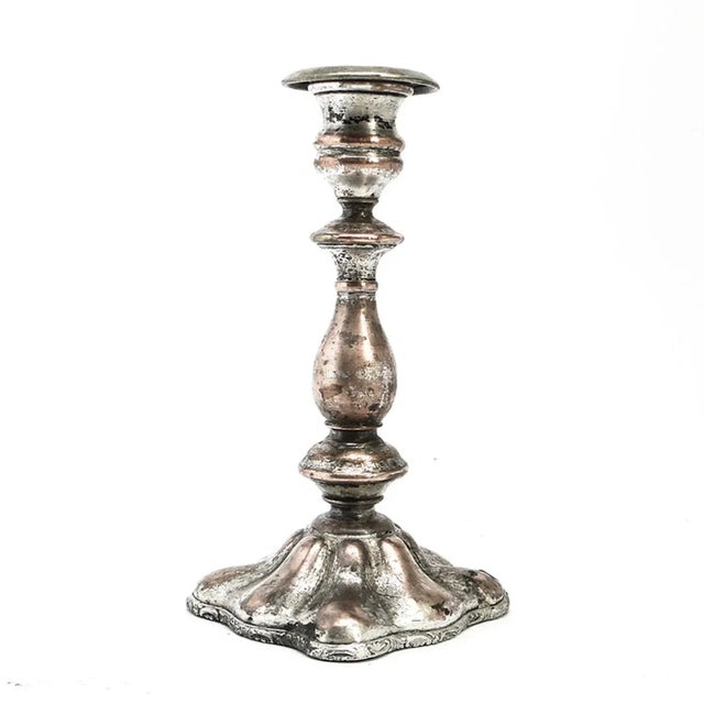 Beidermeier Candleholder from Fraget, Poland, 1890s For Sale - Image 5 of 8
