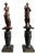 19th Century Grand Tour Neo-Classical Nude Bronze Statuettes, 1800s, Set of 2 For Sale