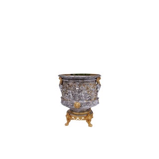 19th Century Terracotta and Bilt Bronze Planter For Sale