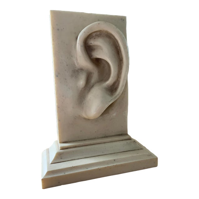 Pop Art Sculpture Post Modern Bookend Ear - Fornasetti Style Decor For Sale