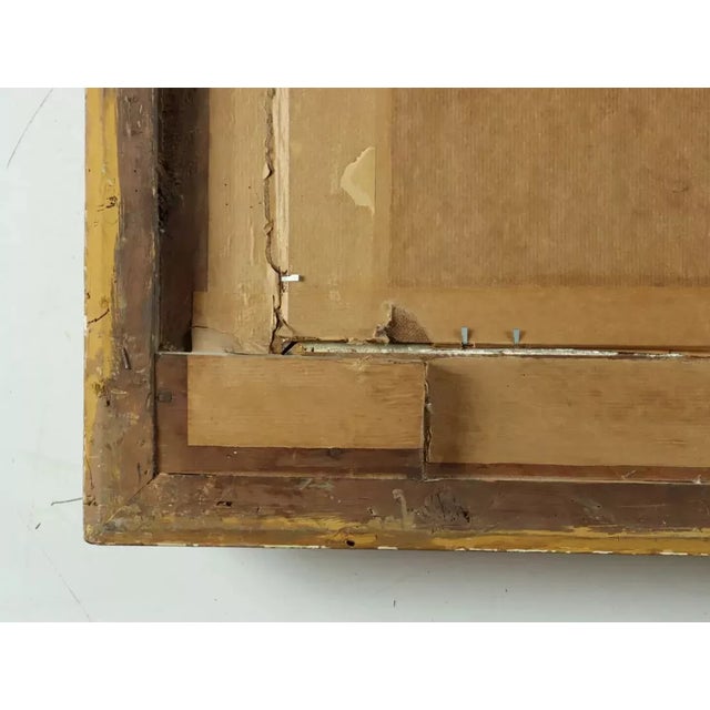 "Outdoor Scene", With Figures, W. Bromley (Uk), 1800 Antique Oil Painting For Sale - Image 9 of 9