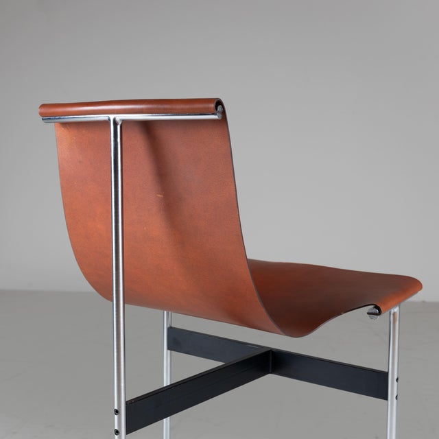 T-Chair by Katavolos, Kelley and Littell for ICF De Padua, 1960s, Set of 6 For Sale - Image 14 of 17