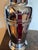 1930s Vintage Art Deco Chrome Cocktail Shaker Red Bakelite Handle Manning Bowman For Sale - Image 5 of 6