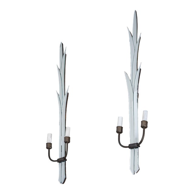 1930s Mirrored Wall Sconces, Attributed to Luigi Fontana - a Pair For Sale