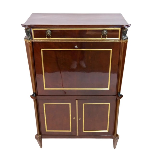 Empire Secretaire, France, 1790s For Sale - Image 13 of 16