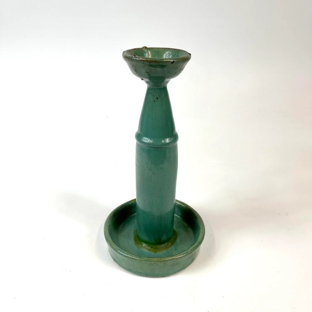 19th Century Chinese Ceramic Oil Lamp For Sale In San Francisco - Image 6 of 6