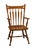 ETHAN ALLEN Heirloom Nutmeg Maple Colonial Early American Arrow Back Dining Arm Chair 10-6060A 39.5" High 22.5" Wide 21"...