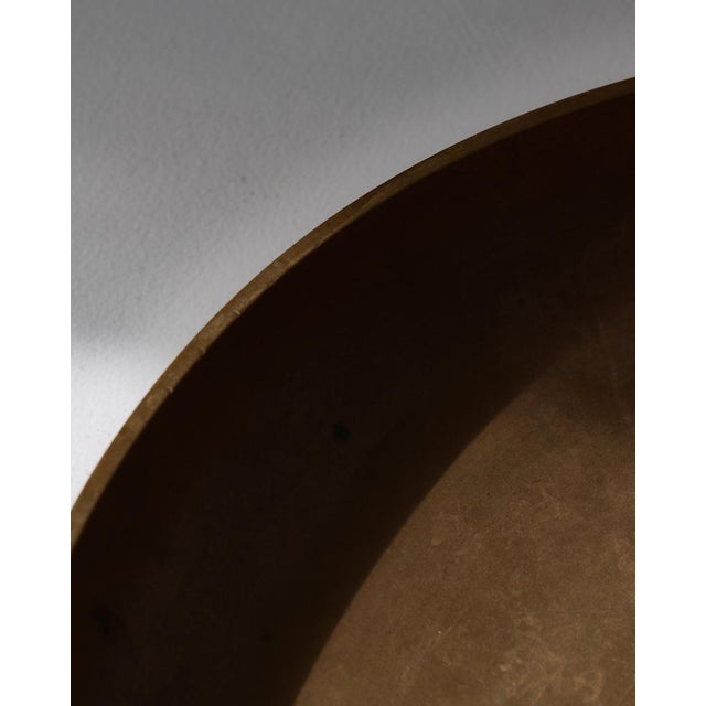 Gold Large Danish Modern Tinos Tray in Patinated Bronze, 1930s For Sale - Image 8 of 14