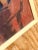 Midcentury Expressionist Portrait Signed Regone For Sale - Image 4 of 12