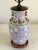 Lavender Vintage Chinese Porcelain Floral Lamp With Dragon Relief For Sale - Image 8 of 12