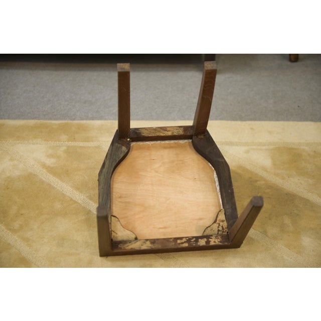 Oak Chair in the style of Pierre Chareau, 1950s For Sale - Image 9 of 11