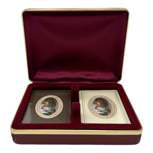 Vintage 21 Club Nyc Restaurant Equestrian Double Deck Playing Cards
