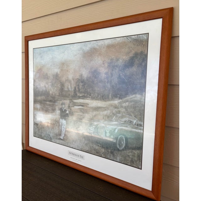 Phoenix Art Group 1980s “Afternoon Tee” Lithograph by Richard Hall for the Phoenix Art Group For Sale - Image 4 of 12