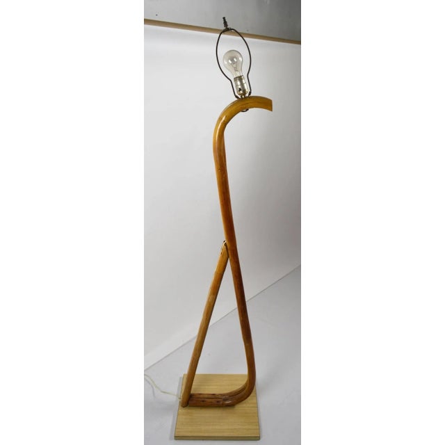 Bamboo Floor Lamp For Sale In New York - Image 6 of 11