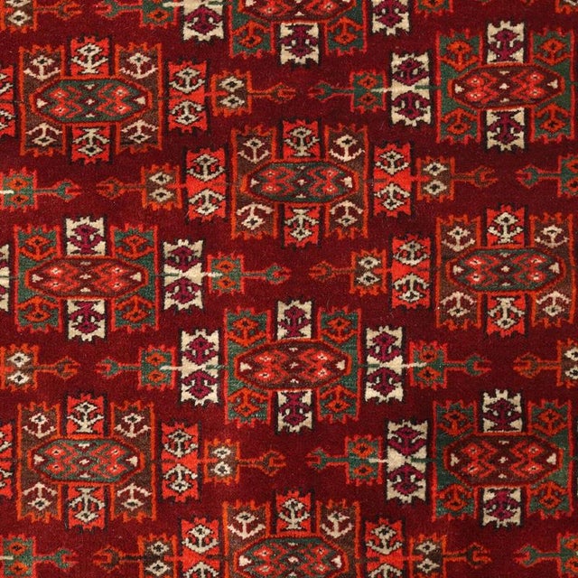 Vintage Bukhara Rug, Turkmenistan For Sale - Image 4 of 8