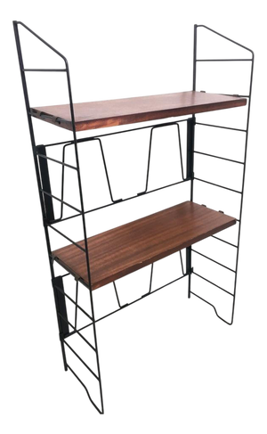 Vintage Modular Wall Bookcase, Italy, 1960s