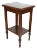 Traditional Wood End Table With Bottom Shelf For Sale