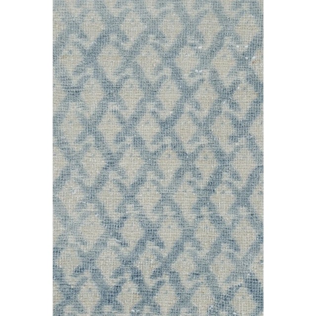 Vintage Turkish Rug in Blue With Geometric Paisley Patterns, From Rug & Kilim For Sale In New York - Image 6 of 7