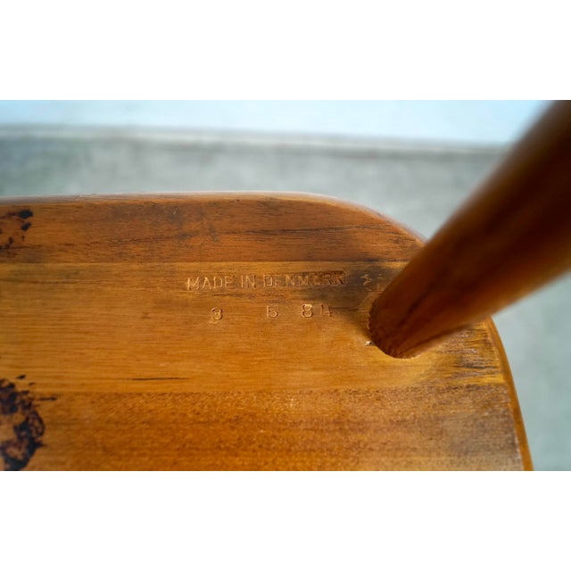 1970’s Mid-Century Danish Modern Teak Windsor Chair For Sale - Image 12 of 12