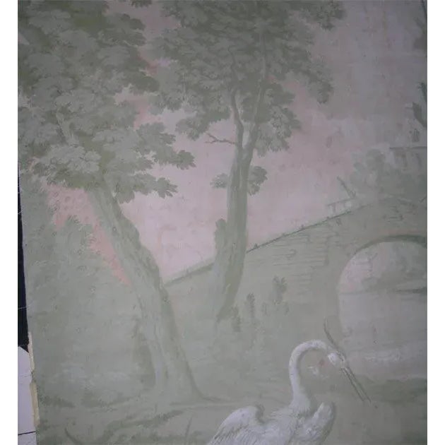 Late 18th Century Late 18th Century Vintage Chateau Oil Painting For Sale - Image 5 of 8