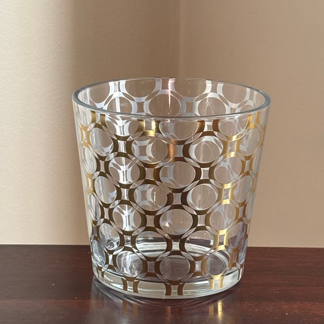 Vintage Mid-Century Modern-Style Glass Ice Bucket For Sale - Image 17 of 17