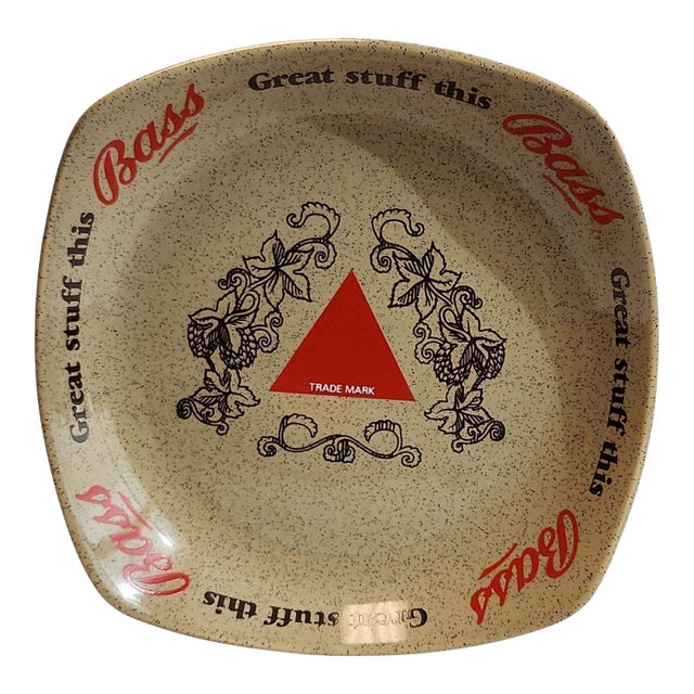 1970s English Bass Ale Pub Ashtray Catchall For Sale