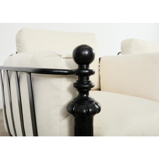 Pair of Michael Taylor Style Montecito Garden Chairs For Sale - Image 14 of 17