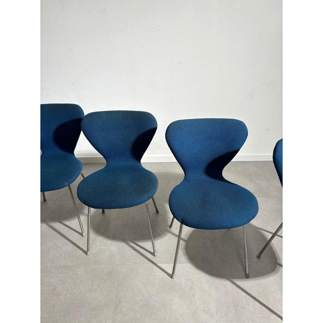 Egon Eiermann Dining Chairs attributed to Egon Eiermann for Wilde & Spieth, Set of 6 For Sale - Image 4 of 8