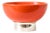 Vintage Orange Ceramic Bowl from Quist, 1970s For Sale