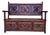 Large Spanish Carved Hall Bench with Storage, 1890s For Sale
