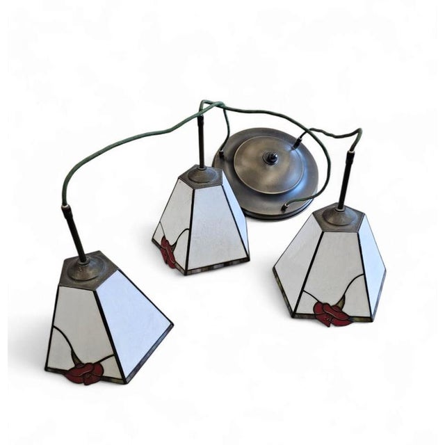 Art Deco Pendants with Glass Shades For Sale - Image 3 of 13