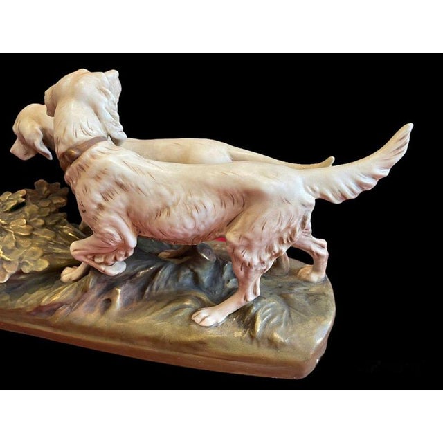 Setter & Pointer Pheasant Hunting from Royal Dux For Sale - Image 9 of 11