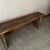 Small Bench in Raw Chestnut Wood For Sale - Image 4 of 6