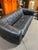 Mid-Century Modern 1980s Ikea "Klippan" Black Leather Sofa For Sale - Image 3 of 3