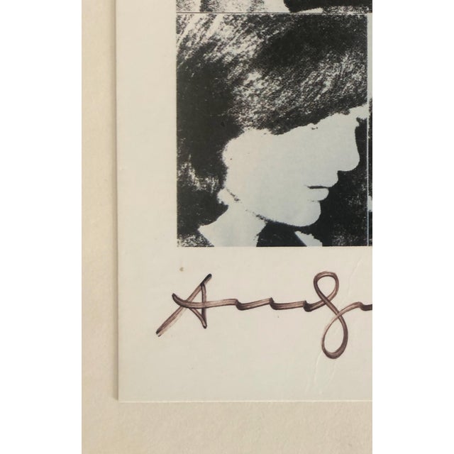 Andy Warhol Andy Warhol-Signed Ephemera for Jacqueline Kennedy 3 For Sale - Image 4 of 8