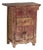 Antique Oriental Cabinet with Red Patina, 1900 For Sale