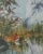 Impressionist Vintage Yosemite Valley and Half Doom in Autumn Watercolor Landscape by P Mar Kunth For Sale - Image 3 of 6
