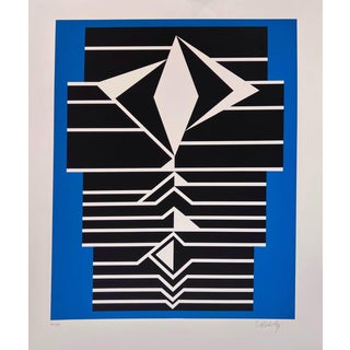 Victor Vasarely, The Fifties 5, 1989, Silkscreen For Sale