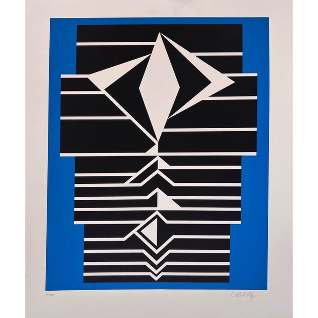 Victor Vasarely, The Fifties 5, 1989, Silkscreen For Sale
