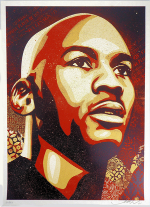 Shepard Fairey, Michael Jordan, Lithograph